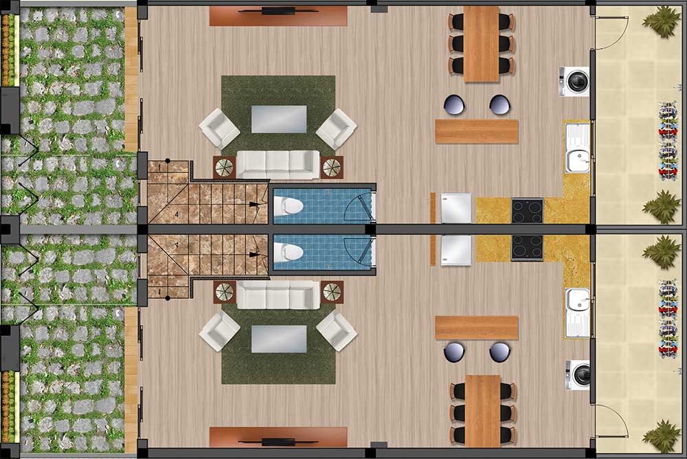 MẶT BẰNG VẬT DỤNG TRỆT