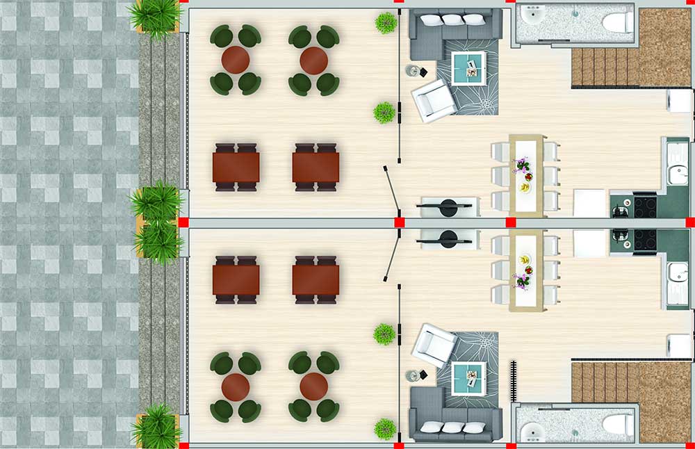 MẶT BẰNG VẬT DỤNG TRỆT